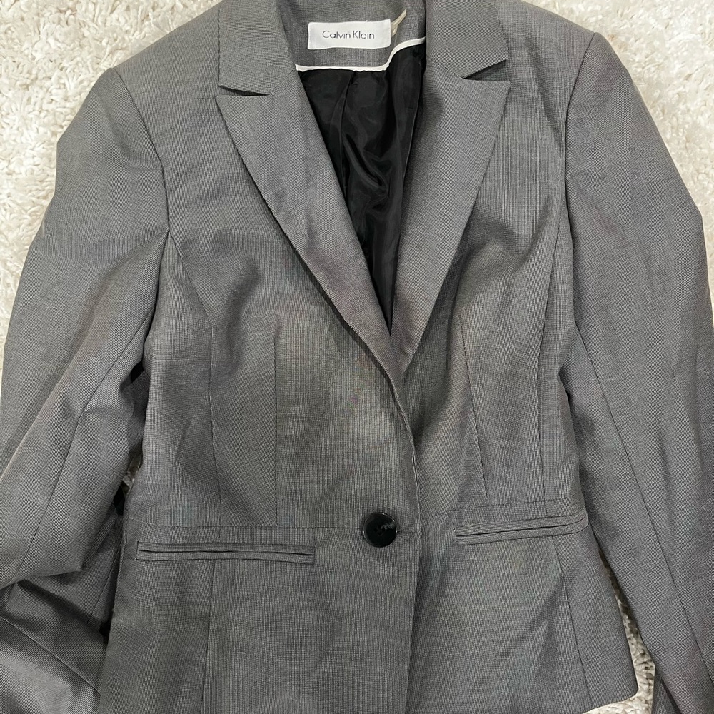 Calvin Klein jacket and skirt set